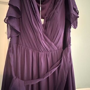 Elegant Purple Women's Dress